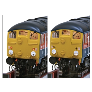 32-415SF Class 24/0 D5036 Disc Headcode BR Green (Small Yellow Panels) sound fitted lights