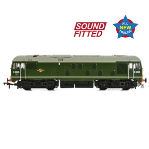 32-415SF Class 24/0 D5036 Disc Headcode BR Green (Small Yellow Panels) sound fitted Side View 02