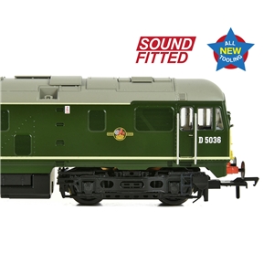 32-415SF Class 24/0 D5036 Disc Headcode BR Green (Small Yellow Panels) sound fitted View 01