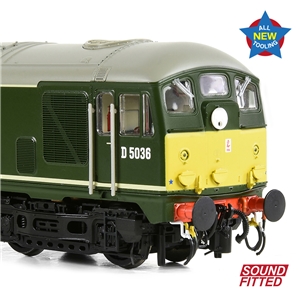 32-415SF Class 24/0 D5036 Disc Headcode BR Green (Small Yellow Panels) sound fitted View 03