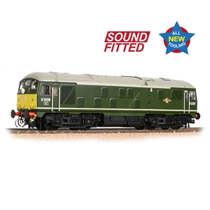 32-415SF Class 24/0 D5036 Disc Headcode BR Green (Small Yellow Panels) sound fitted