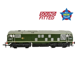 32-443SF Class 24/1 D5094 Disc Headcode BR Green (Late Crest) SOUND FITTED Side View 02