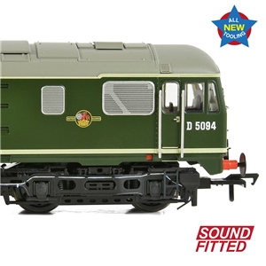 32-443SF Class 24/1 D5094 Disc Headcode BR Green (Late Crest) SOUND FITTED View 02