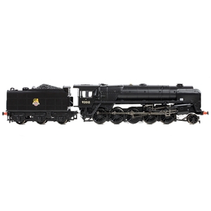 32-852B BR Standard 9F with BR1F Tender 92010 BR Black (Early Emblem) -3