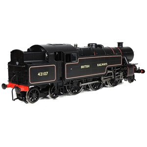 32-883 LMS Fairburn Tank 42107 BR Lined Black (British Railways) -Angle 02