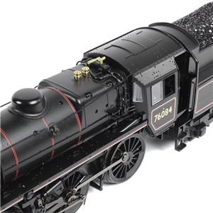 32-954A BR Standard 4MT with BR2A Tender 76084 BR Lined Black (Early Emblem) -8