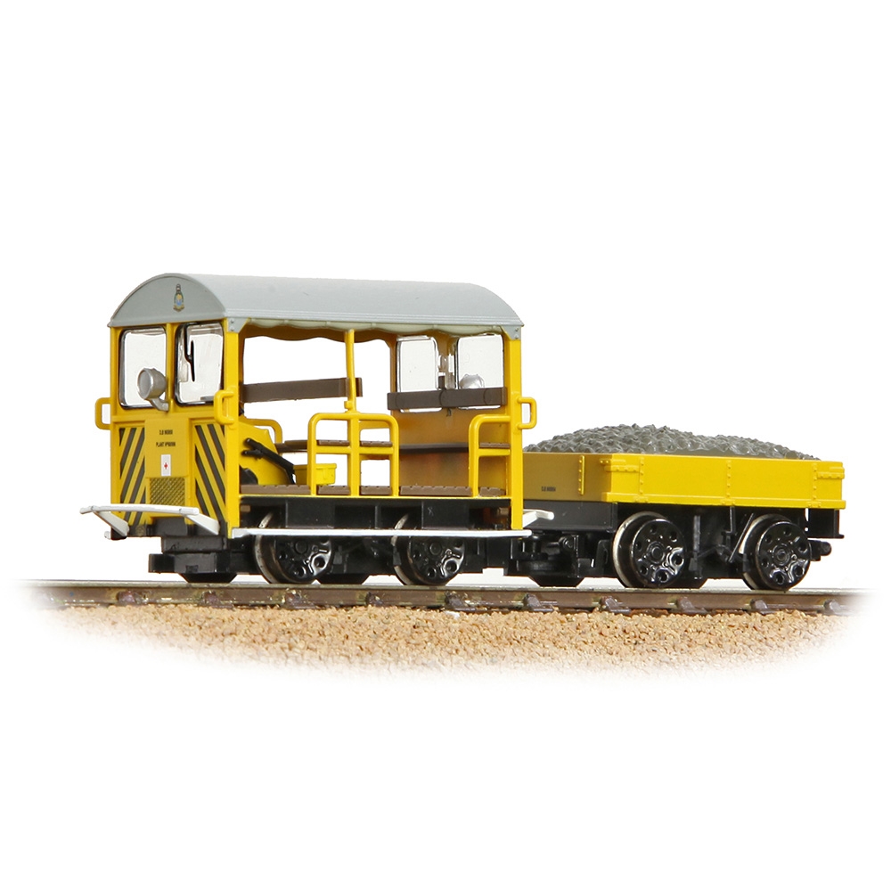 Wickham Type 27 Trolley Car BR Departmental Yellow (Wasp Stripes)