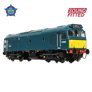 Class 25/3 D7660 BR Blue (Small Yellow Panels)