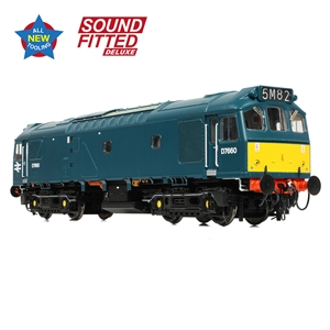 Class 25/3 D7660 BR Blue (Small Yellow Panels)