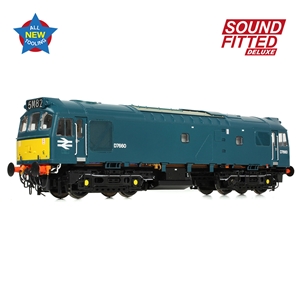 Class 25/3 D7660 BR Blue (Small Yellow Panels)