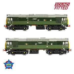 Class 25/3 D7672 'Tamworth Castle' BR Two-Tone Green (Full Yell. Ends)