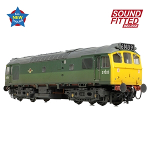 Class 25/2 D7525 BR Two-Tone Green (Full Yellow Ends) [W]