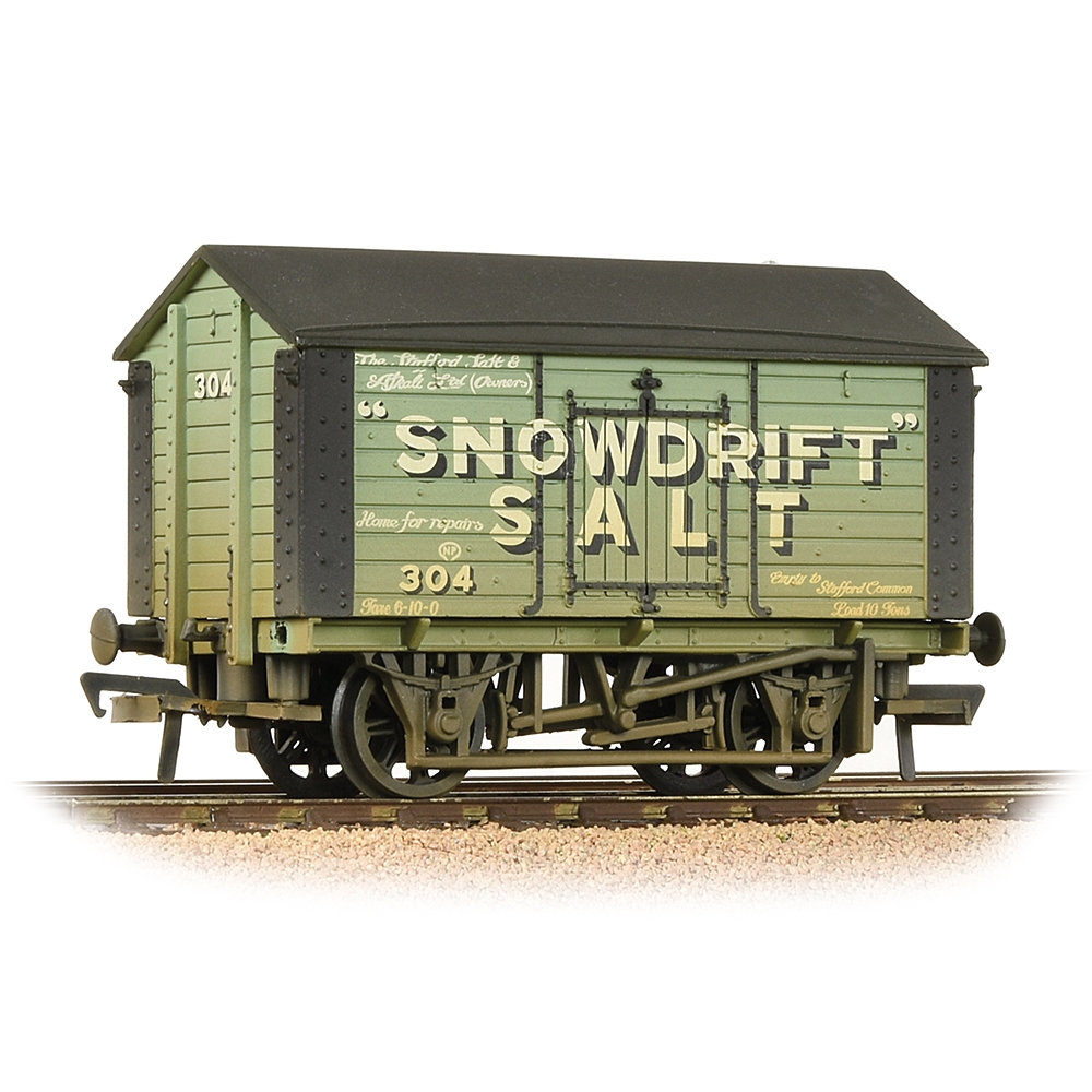 10T Covered Salt Wagon 'Snowdrift Salt' Green