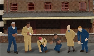 33123 Factory Workers And Foreman