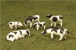 33153 Cows - Black & White (6/Pack)