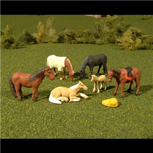 33169 Horses (6/Pack)