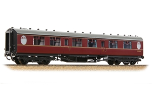 34-412A LNER Thompson Composite Corridor BR Maroon