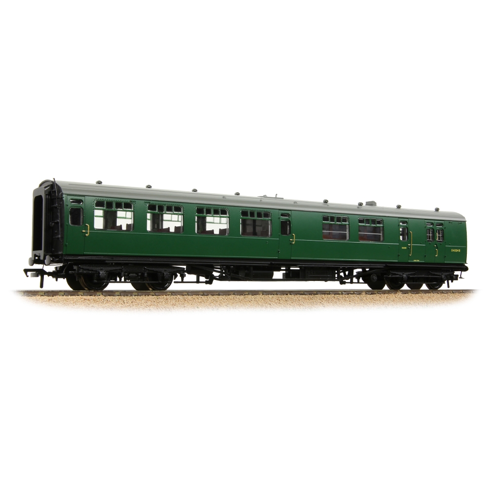 SR Bulleid Brake Second Semi-Open 10'' Vents BR (SR) Green