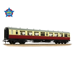 34-825 SR Bulleid Third Open 15" Vents BR Crimson & Cream