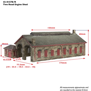 Two Road Stone Engine Shed Blue