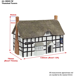 Thatched Tavern Black & White