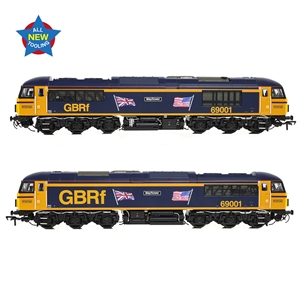 Class 69 69001 'Mayflower' GBRf (UK & US Flags)