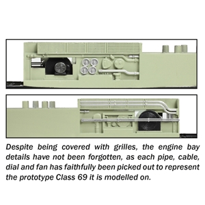 Class 69 69001 'Mayflower' GBRf (UK & US Flags)