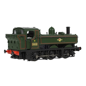 GWR 64XX Pannier Tank 6408 BR Lined Green (Late Crest)
