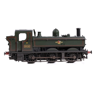 GWR 64XX Pannier Tank 6416 BR Lined Green (Late Crest) [W]