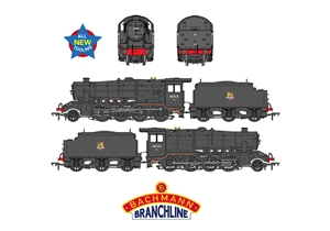 35-230 LMS 8F with Welded Tender 48305 BR Black (Early Emblem)