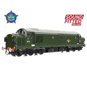 35-302SFX Class 37/0 Split Headcode D6710 BR Green (Late Crest)  SOUND FITTED DELUXE -1