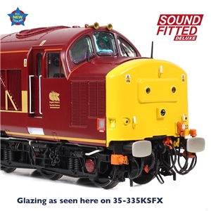 35-302SFX Class 37/0 Split Headcode D6710 BR Green (Late Crest)  SOUND FITTED DELUXE -8