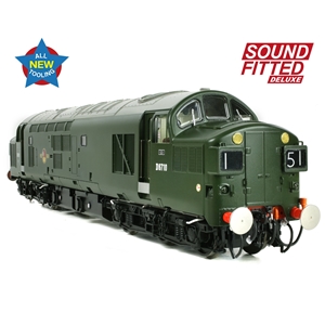 35-302SFX Class 37/0 Split Headcode D6710 BR Green (Late Crest)  SOUND FITTED DELUXE -8