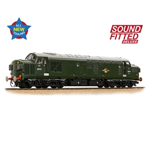 35-302SFX Class 37/0 Split Headcode D6710 BR Green (Late Crest)  SOUND FITTED DELUXE