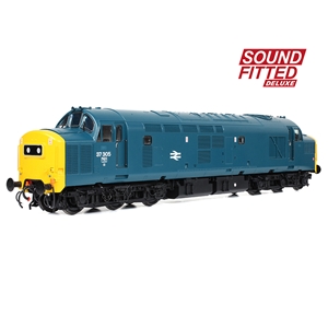 35-303SFX - Class 37/0 Centre Headcode 37305 BR Blue SOUND FITTED DELUXE - 1