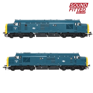 35-303SFX - Class 37/0 Centre Headcode 37305 BR Blue SOUND FITTED DELUXE - 3