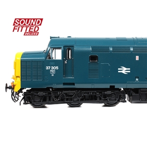 35-303SFX - Class 37/0 Centre Headcode 37305 BR Blue SOUND FITTED DELUXE - 6