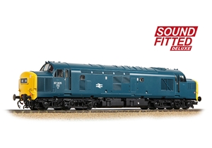35-303SFX - Class 37/0 Centre Headcode 37305 BR Blue SOUND FITTED DELUXE