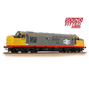 35-305SFX Class 37/0 Centre Headcode 37371 BR Railfeight (Red Stripe) SOUND FITTED DELUX