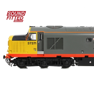 35-305SFX Class 37/0 Centre Headcode 37371 BR Railfeight (Red Stripe) SOUND FITTED DELUX-3