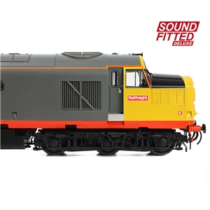 35-305SFX Class 37/0 Centre Headcode 37371 BR Railfeight (Red Stripe) SOUND FITTED DELUX-4