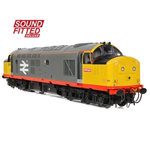 35-305SFX Class 37/0 Centre Headcode 37371 BR Railfeight (Red Stripe) SOUND FITTED DELUX-7
