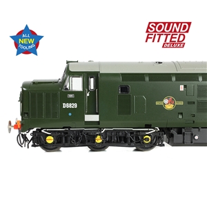 35-306SFX Class 37/0 Centre Headcode D6829 BR Green (Small Yellow Panels) SOUND FITTED DELUXE