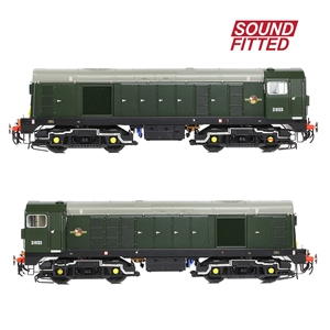 35-353SF - Class 20/0 Headcode Box D8133 BR Green (Small Yellow Panels) SOUND FITTED - 2