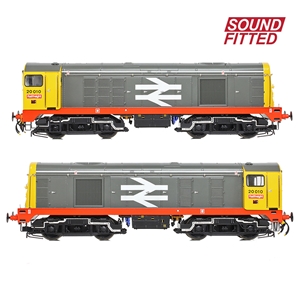 35-357ASF - Class 20/0 Disc Headcode 20010 BR Railfreight (Red Stripe) SOUND FITTED - 6