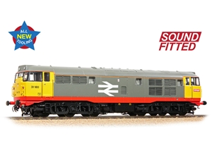 35-821SF Class 31/1 Refurbished 31180 BR Railfreight (Red Stripe)