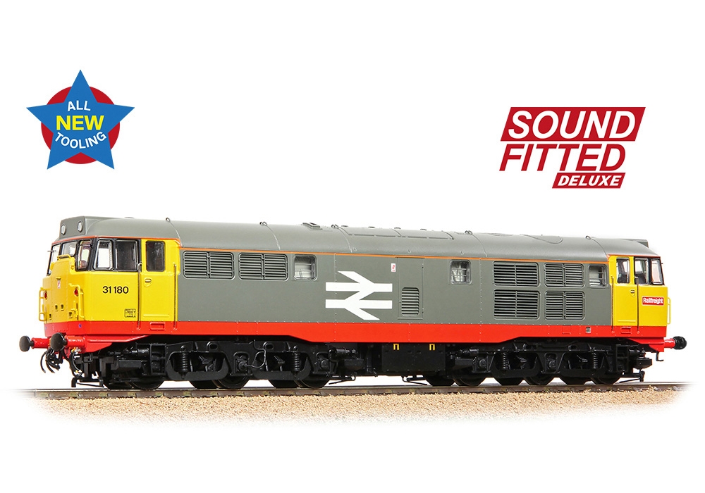 Bachmann Europe plc - Class 31/1 Refurbished 31180 BR Railfreight (Red ...