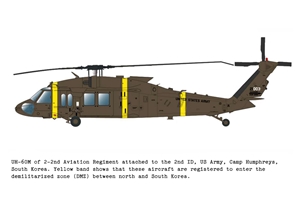 US Army UH-60M Back Hawk Utility Helicopter