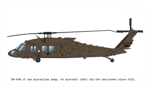 US Army UH-60M Back Hawk Utility Helicopter