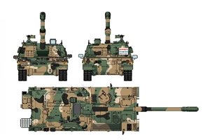 Korean Army K9A1 Self-Propelled Howitzer